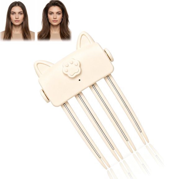 Wireless Heated Volumizing Root Lift Clip,Hair Crown Lifting Styler Booster,2-Temperature Control Hair Volume Tool for Fine & Thick Hair