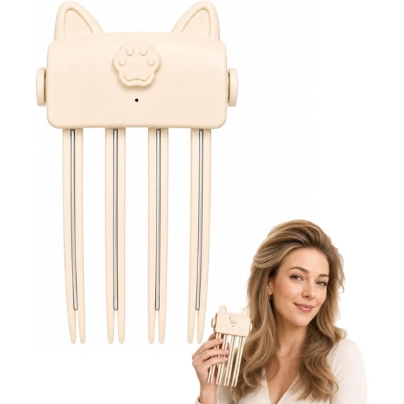 Wireless Heated Volumizing Root Lift Clip, Heated Hair Volume Clip, 2 ...