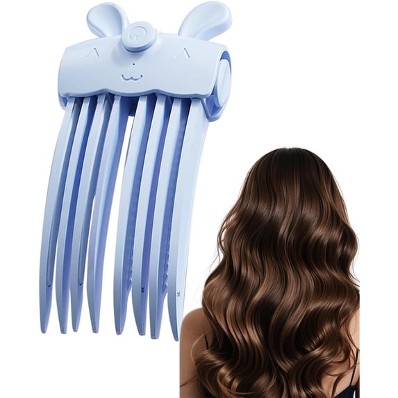 Wireless Heated Volumizing Root Lift Clip, Heated Hair Volume Clip, Root Lifter Comb with 2 Heat Settings, Portable Travel Hair Styling Tool for Flat Fine Hair