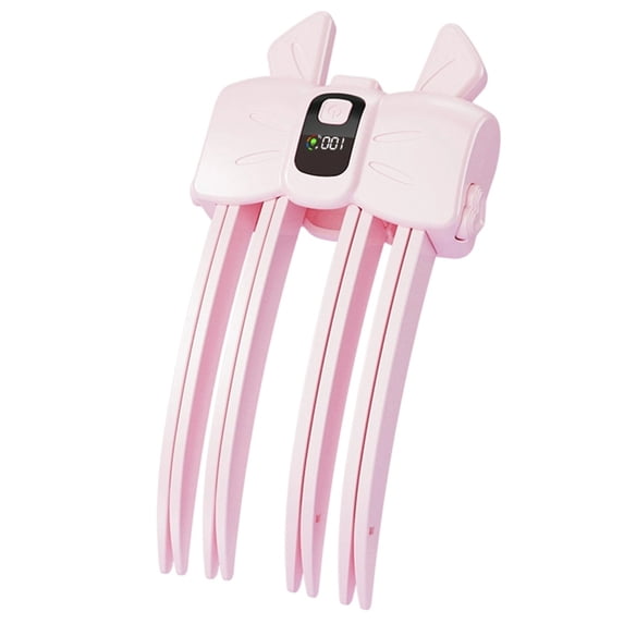 Wireless Heated Volumizing Root Lift Clip Volume Clips Electric Volumizer, Tool Fluffy Lifting Styler Booster Roots Lifter Comb with 2 Heat Settings Flat