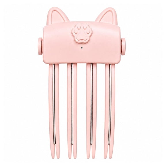 Wireless Heated Volumizing Root Lift Clip, Volumizing Hair Clips for Bangs Styling, Heated Hair Volume Clip, Portable Travel Crown Lifting Volumizer Styling Tool - Pink