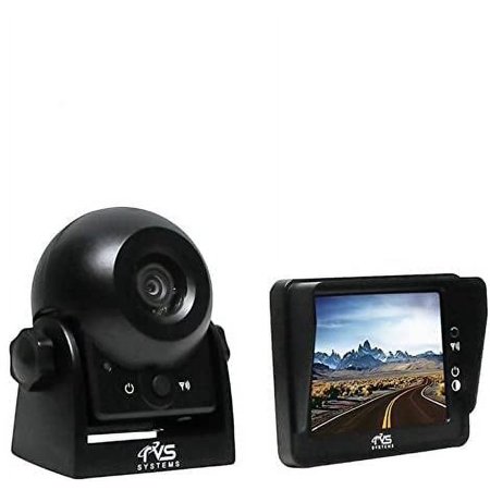 Wireless Hitch Camera with Rechargeable Battery by Rear View Safety
