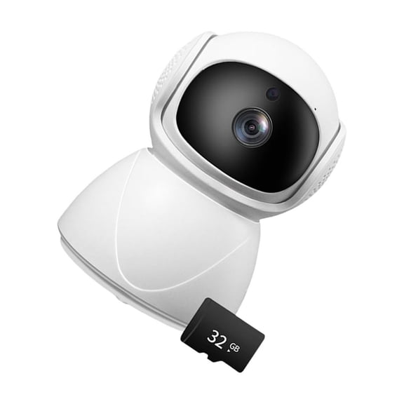 Wireless Home Monitoring Camera 360 Rotation Clear Night Video Real Time Alerts