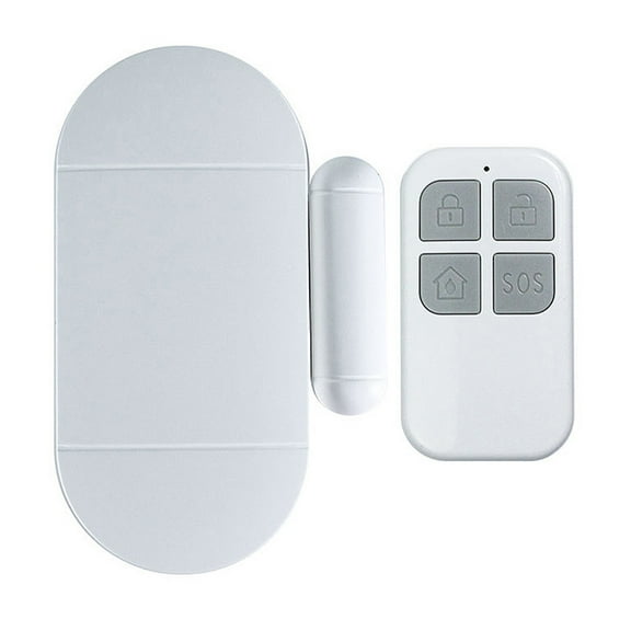 Wireless Home Security Door Window Sensor with Remote Control and Alarm Function for Enhanced