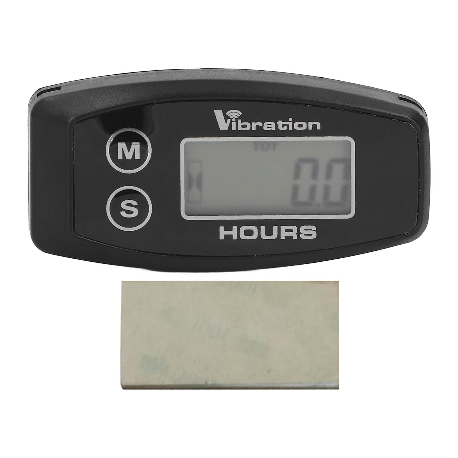 Wireless Hour Meter Vibration Activation Maintenance Reminder Resettable Job Timer Digital Hour