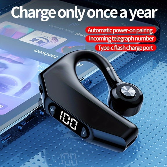 Wireless In-Ear Headphones p23, 150mAh Rechargeable Battery, Capacitive Microphone, Charging in 1.5 Hours, Listening Music for 30 Hours, Wireless Function, Plastic Material, Adult Use, Closed Ear Pad