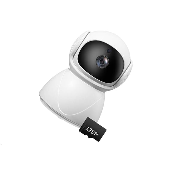Wireless Indoor Camera Panoramic Viewing Night Sight Feature Remote Control Via App