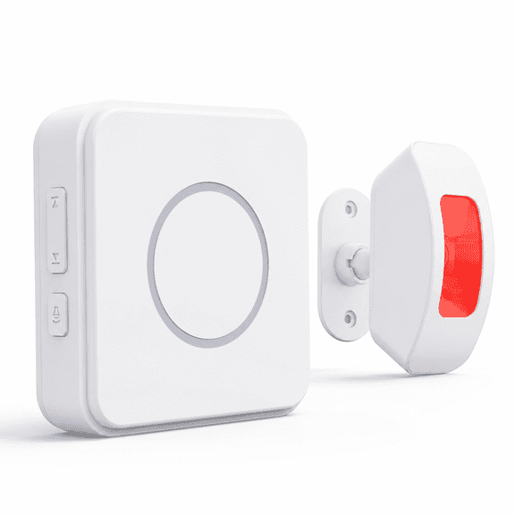 Wireless Indoor Motion Sensor Alarm with 35 Tones and Volume Control