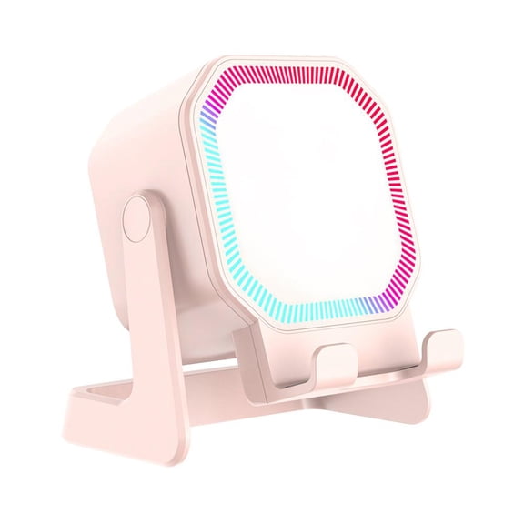 Wireless Induction Audio Speaker Stand, Phone/Tablet Stand with Bluetooth Speaker, Inductive Playback, RGB Effects, Extremely Long Battery Life