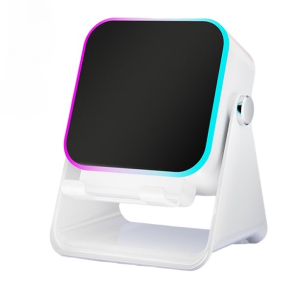 Wireless Induction Audio Speaker Stand with Wireless Speaker and Light, Desktop Tablet Holder