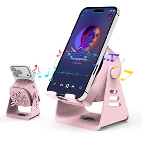 Wireless Induction Speaker with Phone Stand, 20W Portable Audio Amplifier for iPhone, iPad, Android Phones & Tablets