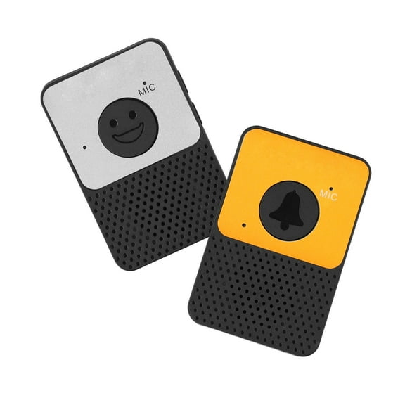 Wireless Intercom Doorbell System, Full Hands-Free Two-Way Audio, 1000Ft Range, 8 Volume Levels, 4 Ringtones, Install No Wiring For Home Office Villa