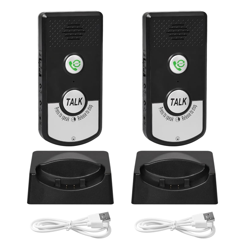 Wireless Intercom Voice Monitor Reminder Smart Two Way Intercom Suitable for Home Hospital Hotel