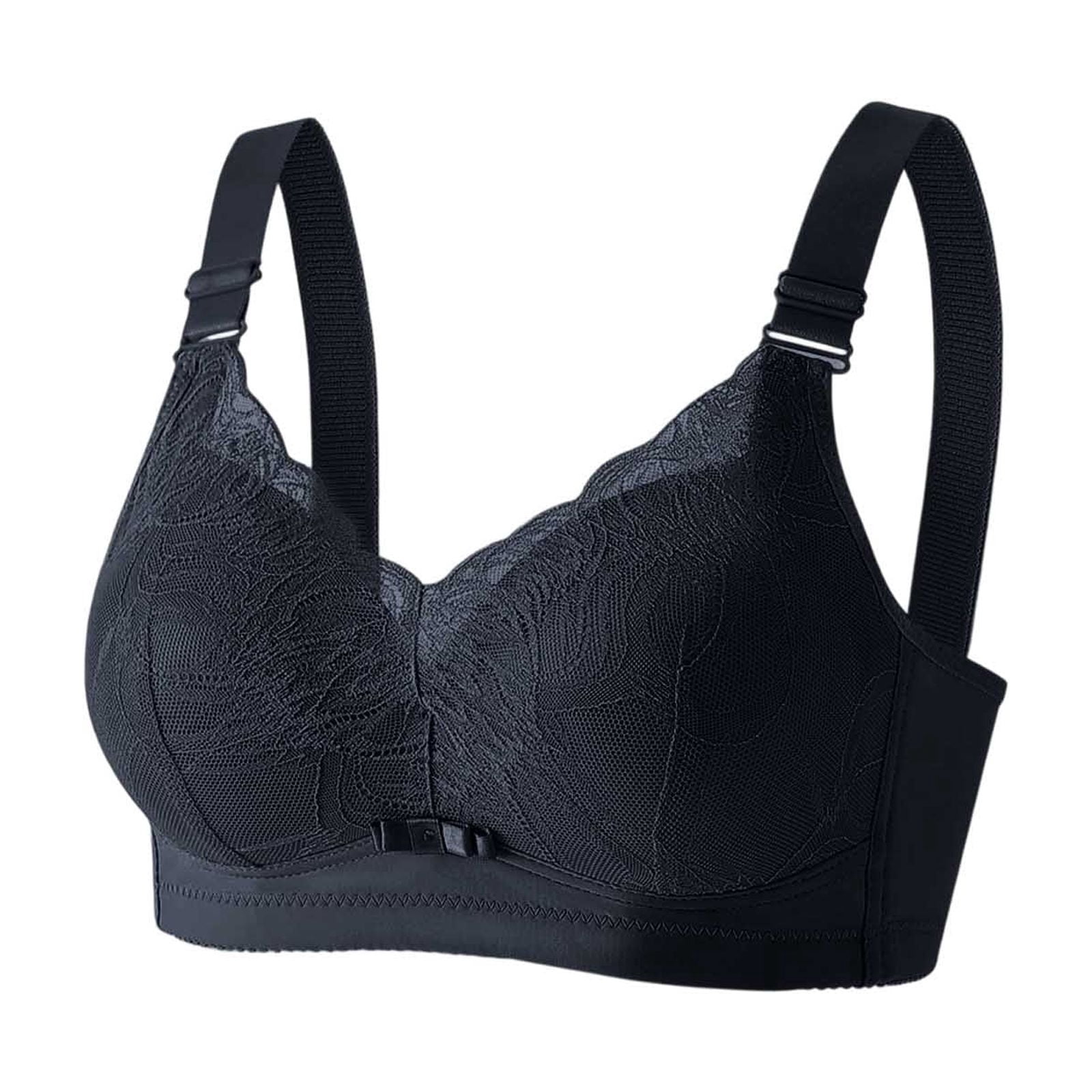 Preserves Patterns Wireless Jelly Bras for Women, No Underwire Seamless Push Up ...