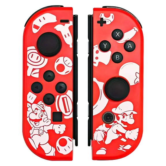 Wireless Joypad Controller Compatible with Switch Controller (L/R),Support Motion Control/Dual Vibration-Red Special