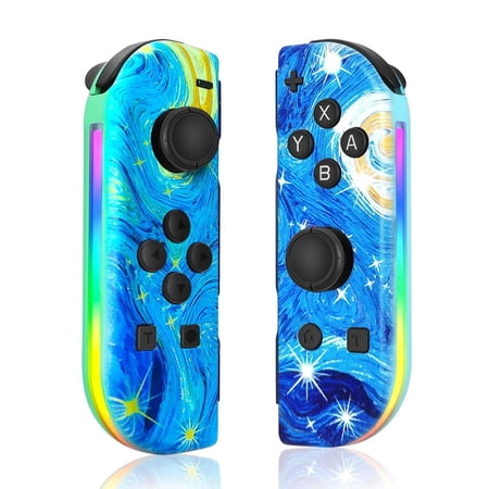 Wireless Joypad Controller for Nintendo Switch, L/R Switch Controller Replacement, Supports Motion Control, Dual Vibration, and Wake-up Function