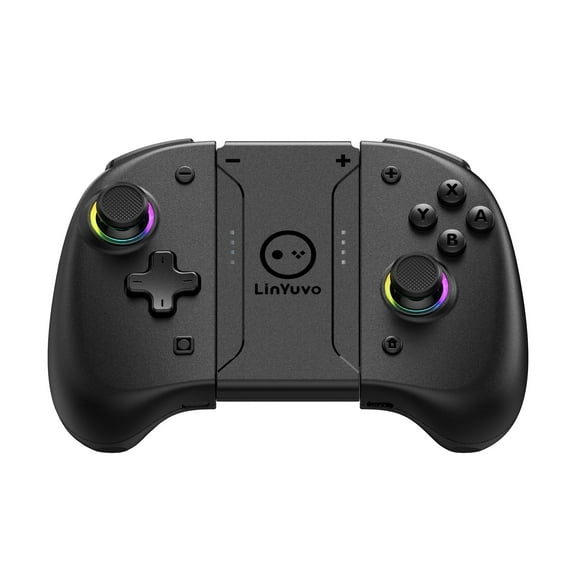 Wireless Joypad Controller for Switch & Switch OLED, with Turbo, Vibration, 6-Axis Gyro & Programmable Buttons