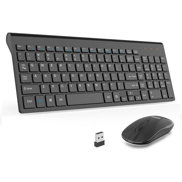 Wireless Keyboard And Mouse Combo, Wireless Usb Mouse And Computer