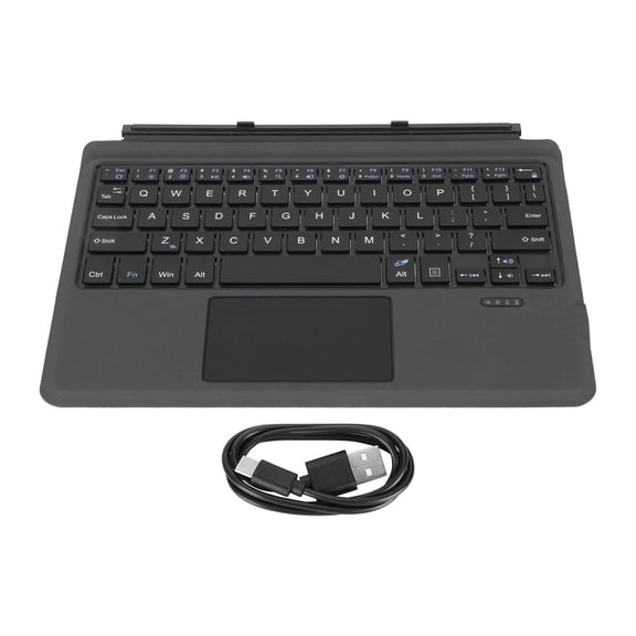 Wireless Keyboard BT5.0 Ultra Slim Touchpad PU Leather Easy Control Quick Response Tablet Keyboard for Go 1 2 3