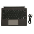 Wireless Keyboard Black Ultra Slim Trackpad Easy Control Fast Typing