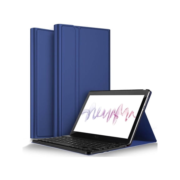 Wireless Keyboard Case for Huawei MediaPad M5 Lite 10 2019 Front Prop Stand Case Cover with Detachable Keyboard for Huawei MediaPad M5 Lite 10 2019 Tablet