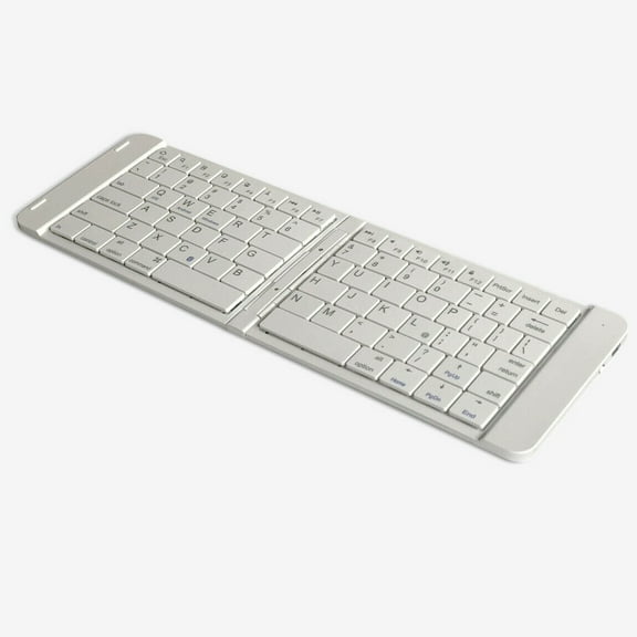 Wireless Keyboard Compatible With iPhone 16e/17e - Folding Rechargeable Portable Compact