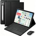 thumbnail image 1 of Wireless Keyboard Cover with Trackpad & Mouse for Lenovo Idea Tab Pro 12.7 Inch 2025，Black, 1 of 7