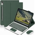 thumbnail image 1 of Wireless Keyboard Cover with Trackpad & Mouse for Lenovo Idea Tab Pro 12.7 Inch 2025,DarkGreen, 1 of 7
