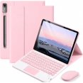 thumbnail image 1 of Wireless Keyboard Cover with Trackpad & Mouse for Lenovo Idea Tab Pro 12.7 Inch 2025,Pink, 1 of 7