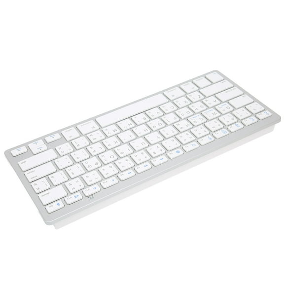 Wireless Keyboard,English Thai Bilingual Portable Ultra Thin Keyboard Typewriter,for Notebook Tablet Computer
