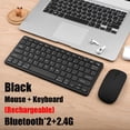 thumbnail image 1 of Wireless Keyboard & Mouse Combo - 2.4G/Bluetooth 5.0, 3-Mode Mini Set for Laptop/PC, 1 of 8