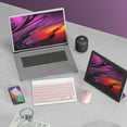 thumbnail image 1 of Wireless Keyboard Mouse Combo - 9.72x5.9x0.27in Bluetooth Portable Set for PC Tablet Phone, Ultra Slim Rechargeable Designed, Travel Home Office Use, 1 of 6
