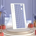 thumbnail image 1 of Wireless Keyboard Mouse Combo - 9.72x5.9x0.27in Bluetooth Portable Set for PC Tablet Phone, Ultra Slim Rechargeable Designed, Travel Home Office Use, 1 of 7