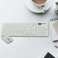 thumbnail image 1 of Wireless Keyboard and Mouse Combo,Protable Silent Keyboard and Mouse Set,2.4 GHz Mouse Has Cursor Speed of 1000 DPI,Soft and Antislip,Suitable for Any System Use, 1 of 6