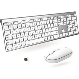 Logitech Wireless Keyboard and Mouse Combo for Windows, 2.4 GHz Wireless, Compact  Mouse, Rose 