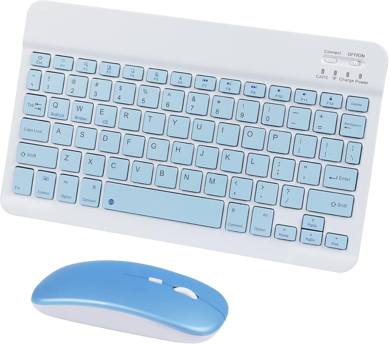 Wireless Keyboard and Mouse Rechargeable Bluetooth Keyboard and Mouse
