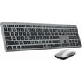 thumbnail image 1 of Bluetooth Keyboard & Mouse Combo for Mac, Full-Size, 7-Color Backlit, Multi-Device, Rechargeable, Quiet Scissor-Switch (Space Gray), 1 of 8