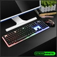 Wireless Keyboard Rechargeable 877lm Keypad Gamer Setup for Girls Gta6