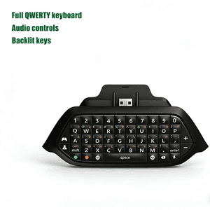 Gaming Chatpad Keyboard for Xbox ONE Elite Series X|S Wireless Controller with 3.5mm Audio Jack Backlit Plug And Play