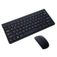 thumbnail image 1 of Wireless Keyboard and Mouse - 2.4G USB Ergonomic Compact Wireless Keyboard Mouse Combo for PC Computer Laptop Windows mac MacBook,Black, 1 of 8