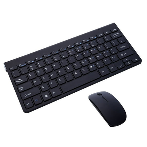 Wireless Keyboard and Mouse - 2.4G USB Ergonomic Compact Wireless Keyboard Mouse Combo for PC Computer Laptop Windows mac MacBook,Black