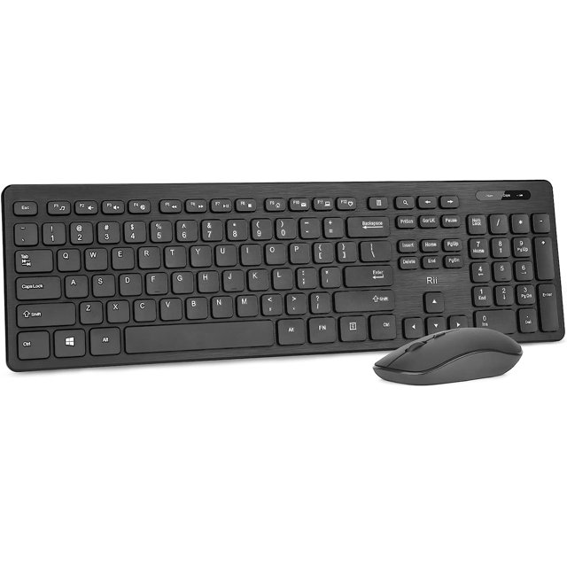 Wireless Keyboard and Mouse Combo Standard Office for Windows/Android