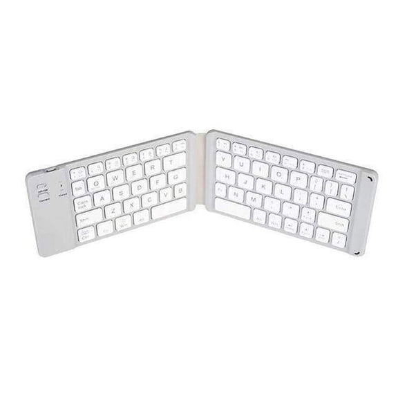 Wireless Keyboard for OnePlus 9/10/Pro/11 5G/12/12R - Folding Rechargeable Portable Compact for OnePlus 9/10/Pro/11 5G/12/12R Phones