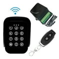 thumbnail image 1 of Wireless Keypad Gate Opener Keypad Rolling Code 433MHZ Keypad with 12V/24V 2 Channel Receiver for Garage Door, 1 of 6