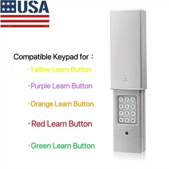 Wireless-Keypad Opener Klik2U-P2 Universal For Chamberlain Craftsman Garage Door
