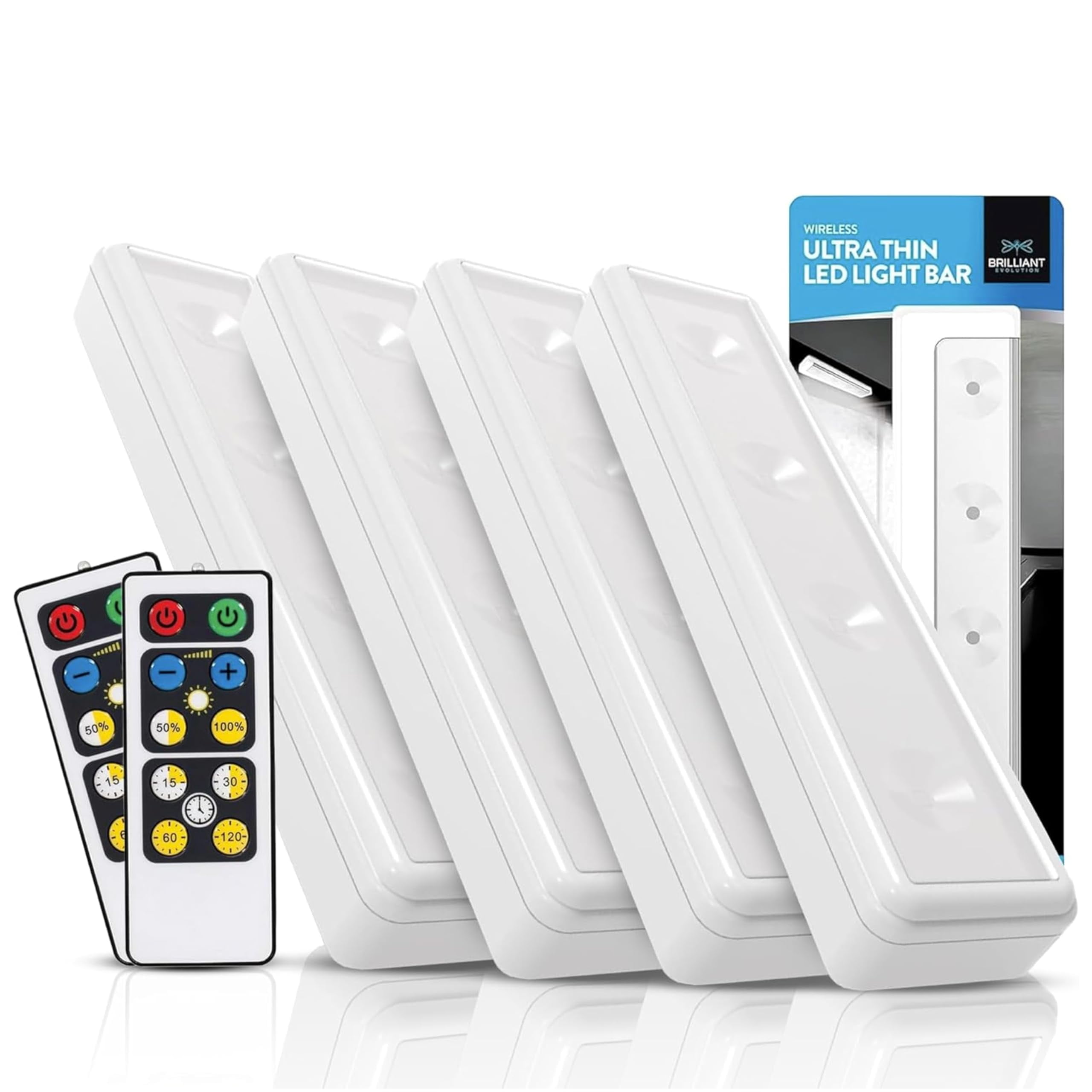 Warm White Glow LED Under Cabinet Light with Remote Control