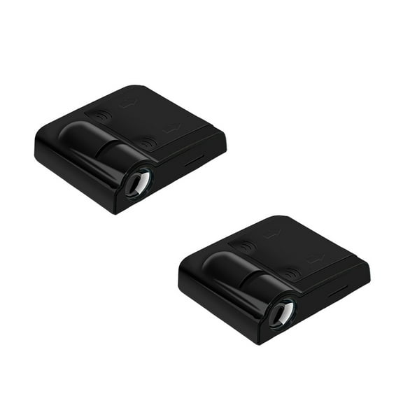 Wireless LED Projector Car Door Welcome Light Led Car Door Logo Lights LED Puddle Lights Car Door LED Logo Projector Puddle Lamp Black