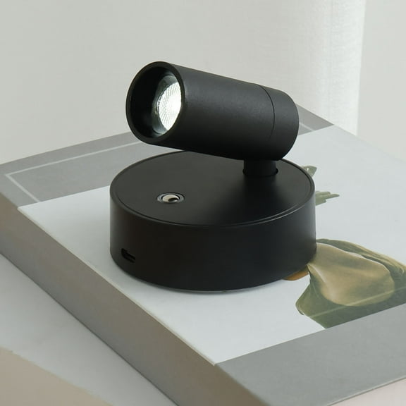 Wireless LED Spotlight 1800mAh Chargable Accent Lights Wall Light with Timer Adjustable Brightness