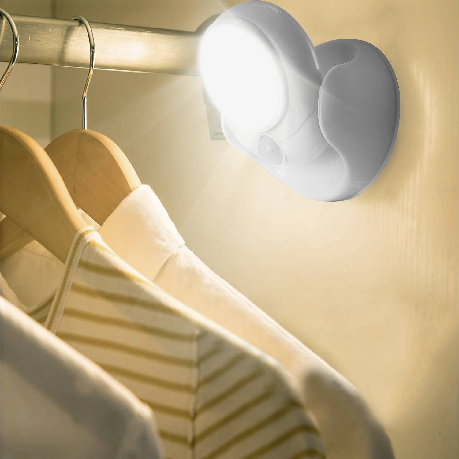 Wireless LED Spotlight, iMounTEK Cordless Stairs Lights with Motion Sensor  for Closet Bathroom, image size:1500x1500