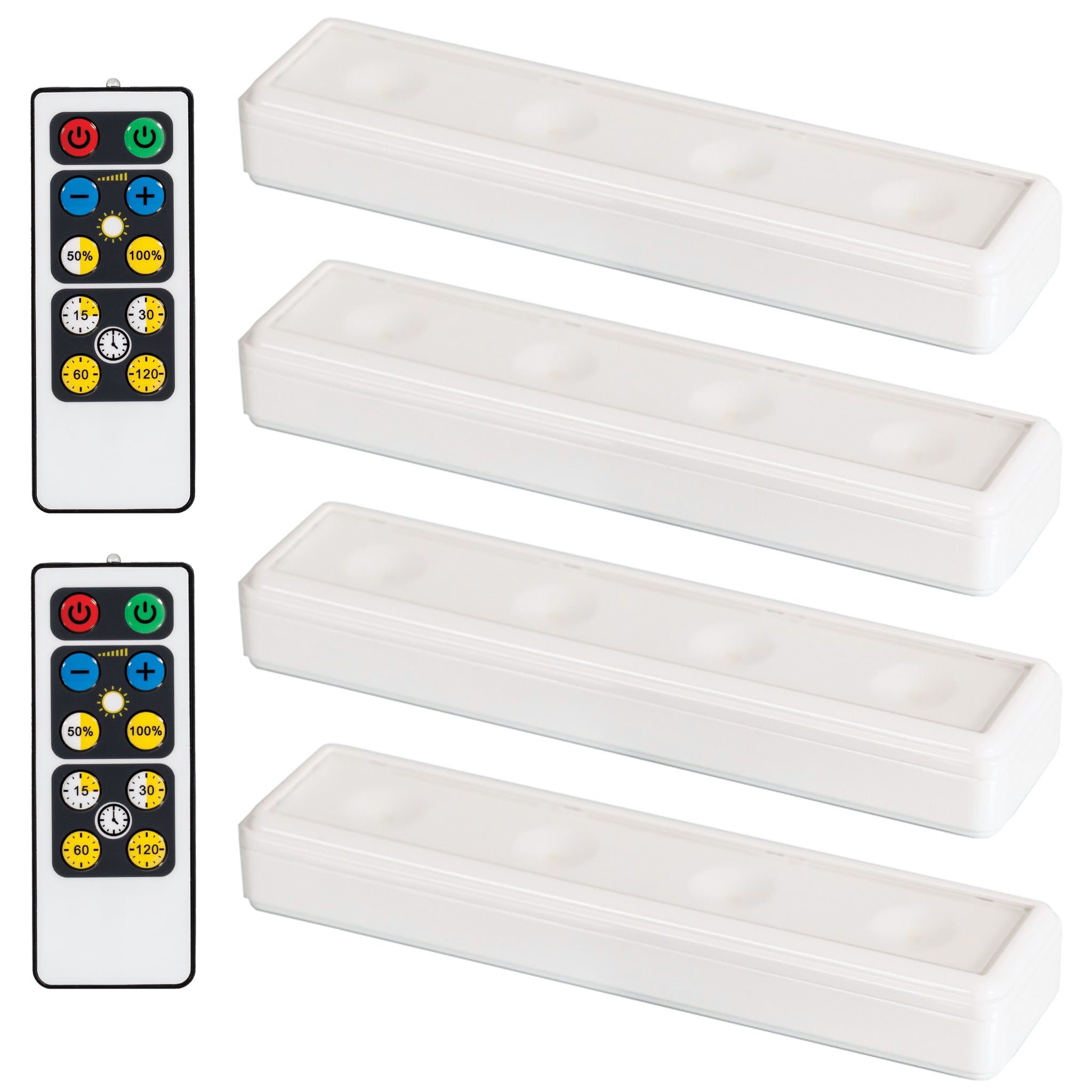 Brilliant Evolution LED White Wireless Under Cabinet Light with Remote Damaged Box